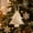 60#White, variant on 8.07x8.07 Inch Christmas Tree Outline Drawstring Bag, Snag Free Drawstring Multipurpose Festive Decor, Compact Foldable Yearly Reusable Ornament, For Party Favor Indoor Xmas Home Styling
