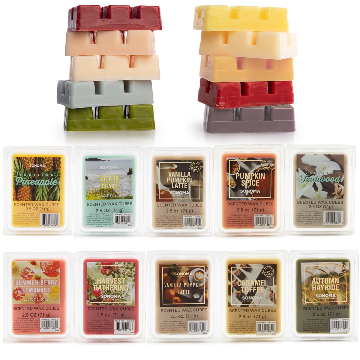 candle wax cubes