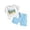 outfit sets-z1-Sky Blue, variant on kpoplk Toddler Kid Boy Casual Clothes 2-3 Years 2Pcs Outfits Short Sleeve T-Shirt and Elastic Shorts Dinosaur(White,2-3 Y)