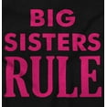 thumbnail image 2 of Big Sister Rule Older Sis Family Love Youth T Shirt Tee Girls Infant Toddler Brisco Brands 12M, 2 of 5