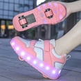 thumbnail image 5 of Kids LED Roller Skate Shoes with Wheel Light up Roller Shoes Kids Skates Sneakers Gift for Girls Boys Children, 5 of 14