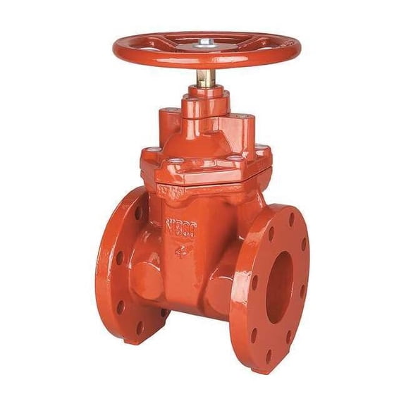 Nibco Gate Valve,3",Ductile Iron,Flange F619RW 3