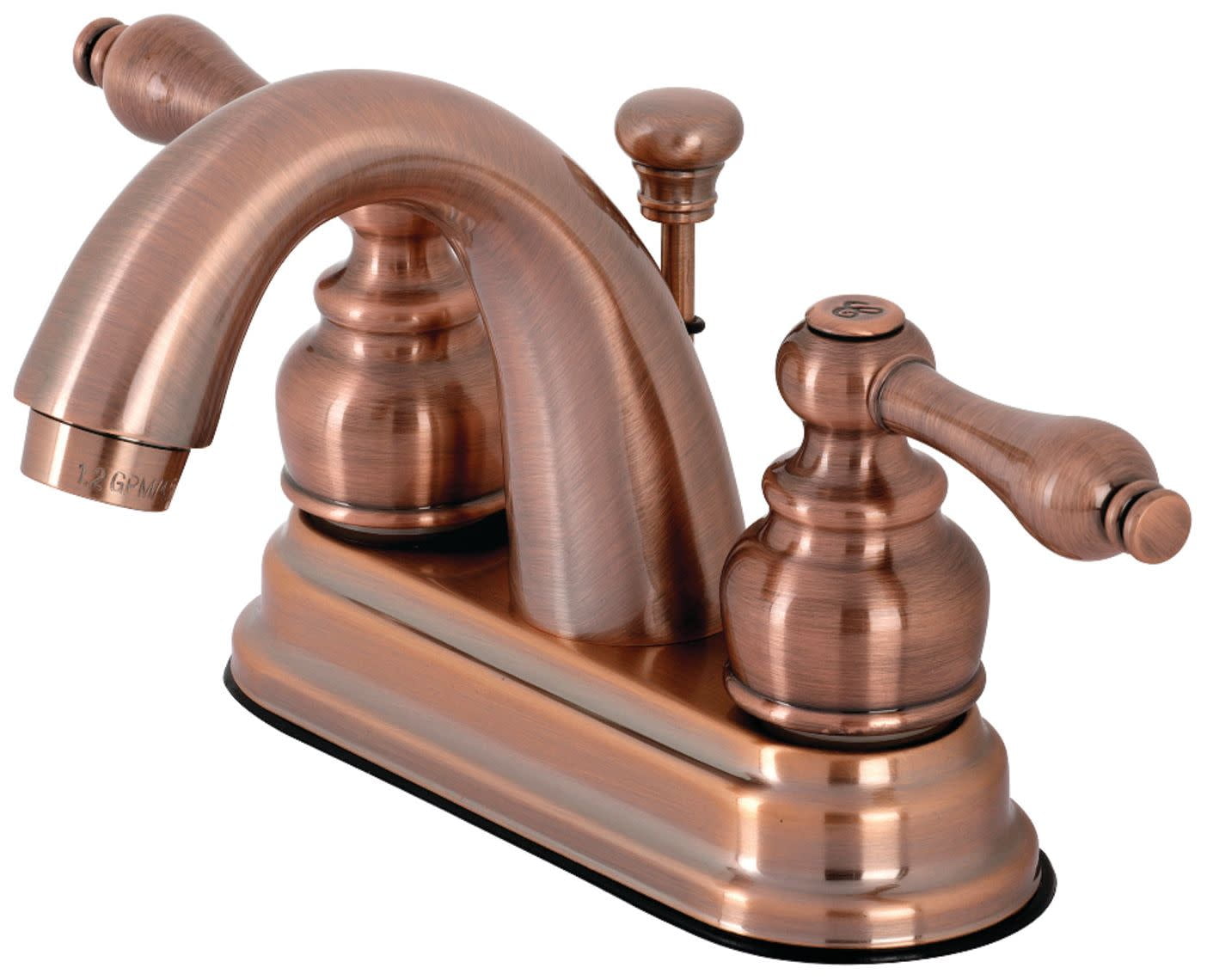 Antique Red Copper 4" Centerset Bathroom Basin Faucet Sink Two Holes Mixer Tap 