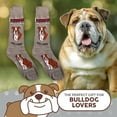 thumbnail image 2 of Men's Beware of Dog Bulldog Crew Socks, 2 of 5