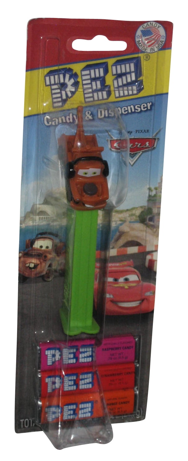 Disney Pixar Cars Movie Mater PEZ Candy Dispenser Toy