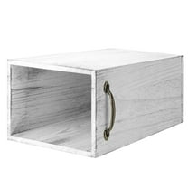 Rustic Farmhouse Square Wooden Trash Cans, Farmhouse Solid Wood Trash Cans