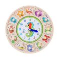 thumbnail image 1 of Learning Plaything Puzzle Sensory Board Toy Fruit Sea Teaching Clocks Montessori B, 1 of 9