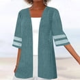 thumbnail image 5 of Zunfeo Kimono Cardigans for Women Lightweight Summer Cardigan Lace Beach Cover Ups Open Front Blouse Clearance- Blue 16, 5 of 5