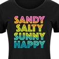 thumbnail image 3 of Instant Message - Sandy Salty Sunny Happy  - Women's Any Way Dress, 3 of 7