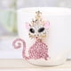 thumbnail image 2 of Adorable adorno de gato para regalar (rosa) Colgante de bolso con dije de gatito personalizado, 2 of 6