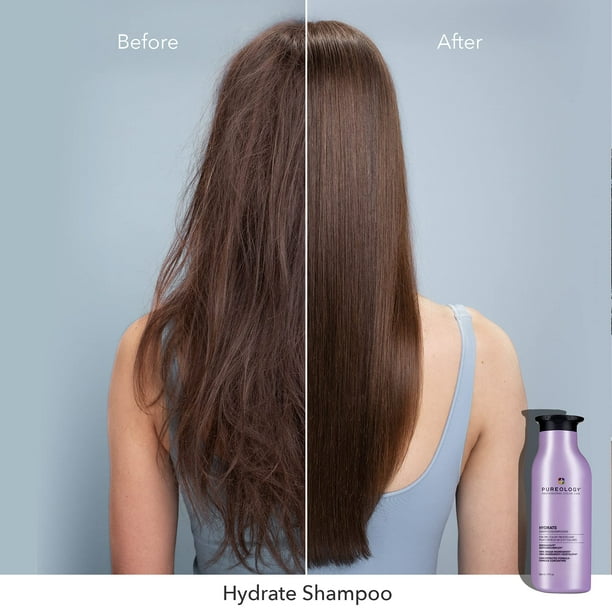 Pureology Hydrate Shampoo | For Dry, Color-Treated Hair | Hydrates & Strengthens Hair | Sulfate-Free | Vegan Fl (Pack of 1) - Walmart.com