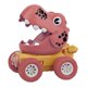 thumbnail image 1 of Dinosaurs Car ABS Pull Back Vehicle Model Toy Inercial Interactive Mini Friction Powered Dibujos animados para Niñas Niño pequeño Tiranosaurio rojo CUTICAT Coche de dinosaurio infantil, 1 of 8