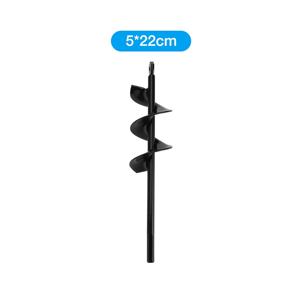 15/'/' Planting Auger Spiral Hole Drill Bit For Garden Yard Earth Bulb Planter