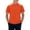 Orange, variant on BUWTTED Men T Shirts Solid Color Short Sleeve Basic Tops Slim Fit Stretchy Loungewear Summer Casual Beige Shirt L