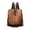 Caramel colour, variant on Vintage PU Leather Travel Backpack Teenager School Bag Female Luxury Bookbag
