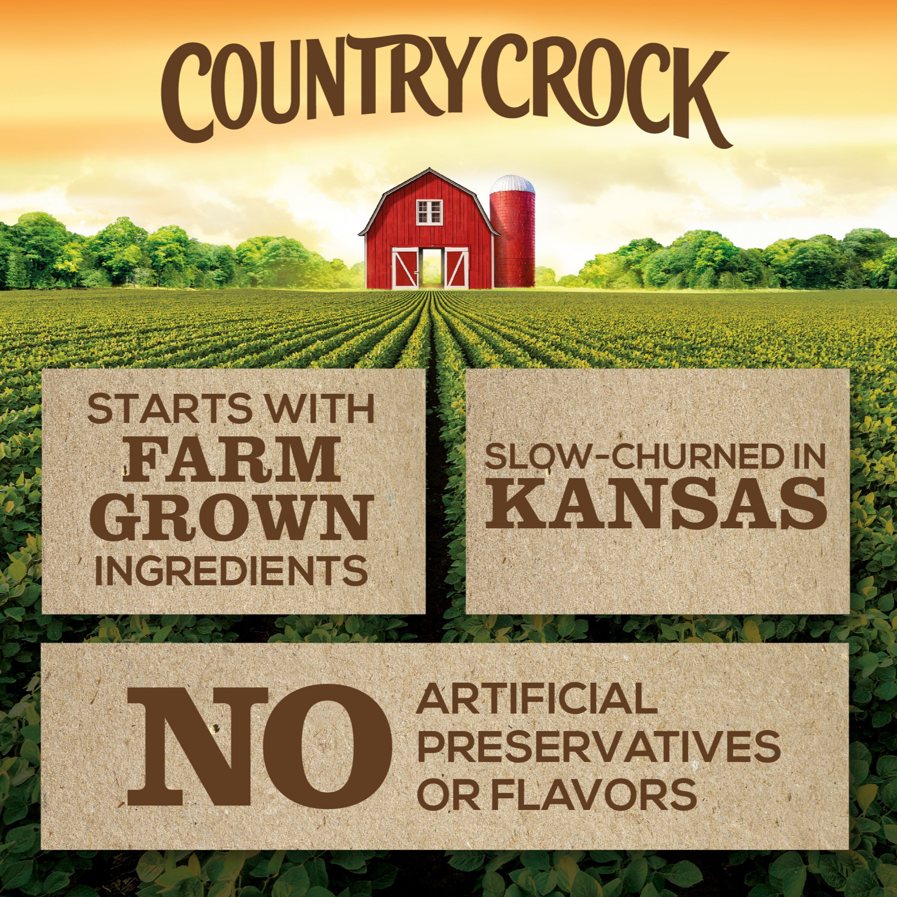 Country Crock Churn Style Buttery Spread, 15 oz Tub (Refrigerated)