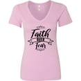 thumbnail image 3 of Inktastic Cancer Awareness Faith over Fear Women's V-Neck T-Shirt, 3 of 5