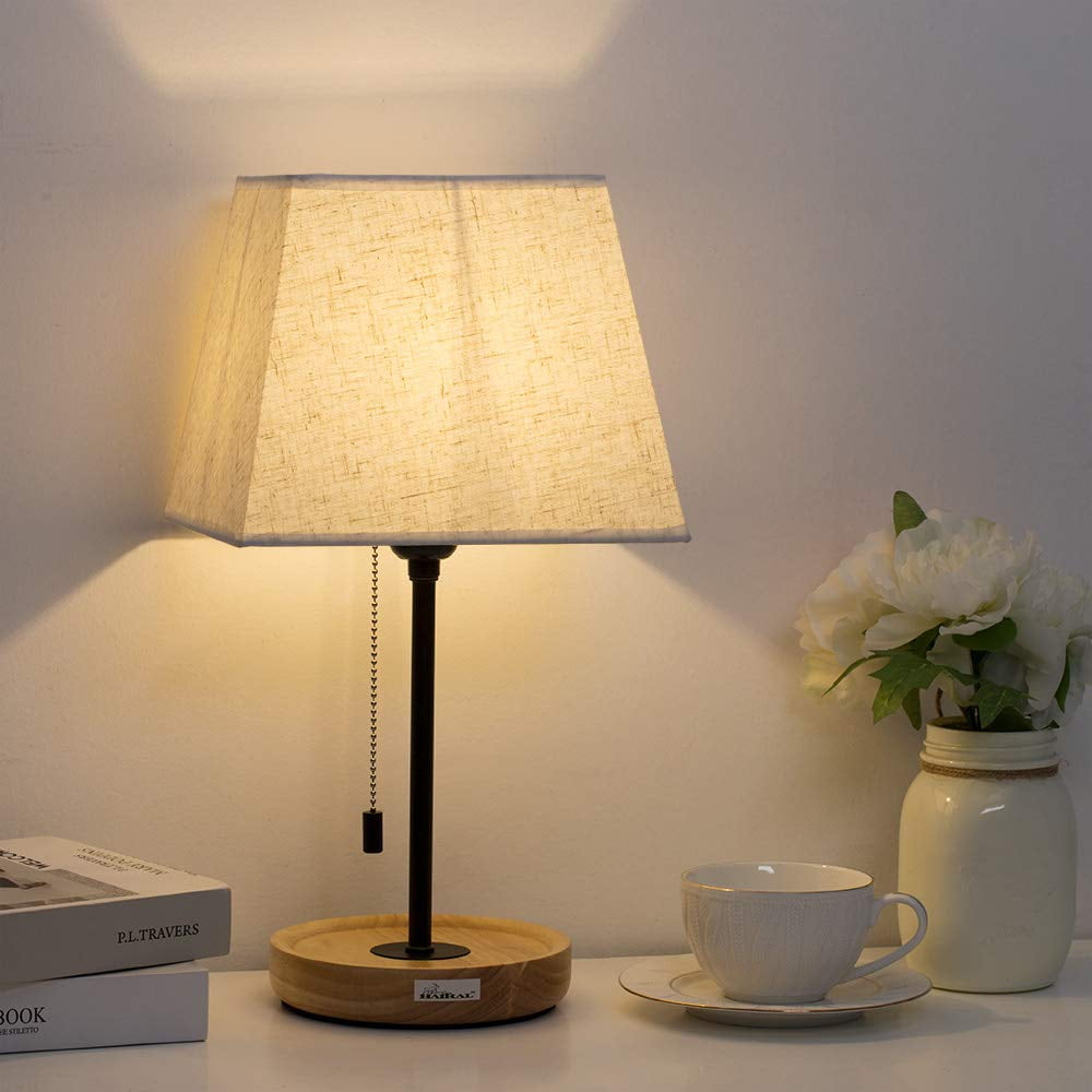 HAITRAL Modern Table Lamp - Simple Bedside Desk Lamp, Minimalist