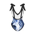 thumbnail image 3 of Gibobby Traje de Baño Sexy Bikini Bikini de talle para mujer Trajes de baño de dos piezas con realce sexy Traje de baño vintage Conjunto de bikini con es(Azul,XL), 3 of 4