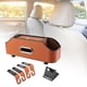 thumbnail image 5 of Caja de almacenamiento para el respaldo del asiento del automóvil, organizador del asiento trasero del automóvil, portavasos, diseño de gancho, diseño Rojo naranja, 5 of 7