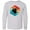 AC-Heather Grey, variant on Inktastic Drummer Retro Drum Set Long Sleeve Youth T-Shirt