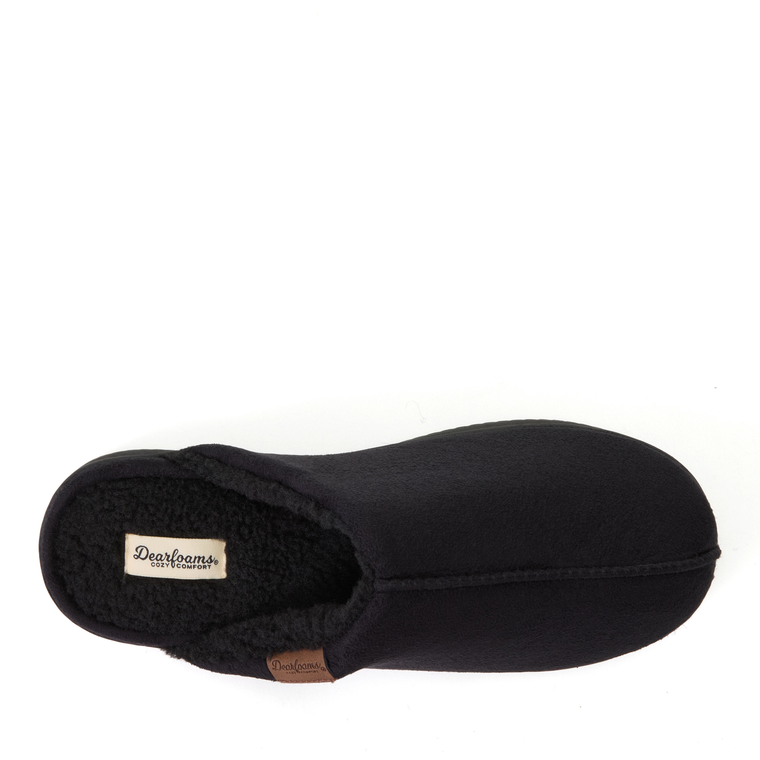Dearfoams Cozy Comfort Men's Jeremiah Scuff Slippers Sizes 7-14