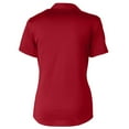 thumbnail image 3 of Women's Cutter & Buck Red Kansas City Chiefs Logo Prospect Textured Stretch Polo, 3 of 3
