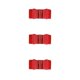 thumbnail image 2 of Minnieouse Cinturones de mujer Accesorio de ropa femenina simple Correa de cintura Hebilla de fijación exquisita Adornos de moda Cinturón de Rojo 3piezas, 2 of 6