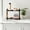 Black, variant on 2 Tier Space Saving Vanity Organizer Rust Resistant Steel Construction Countertop Cabinet Storage for Bathroom Canisters Bottles Washcloths with Top Handles