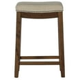 thumbnail image 3 of Home Square 2-Piece Furniture 26" Wood Counter Stool Set in Natural Brown, 3 of 5