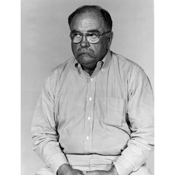 Wilford Brimley wearing a striped shirt Photo Print (8 x 10)
