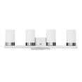 thumbnail image 3 of VL429-4SS-Whitfield Lighting-Harvey - Four Light Bath Vanity-Satin Steel Finish, 3 of 3