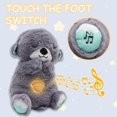 thumbnail image 4 of Nutria dormida con música de latidos del corazón, peluche koala con ejercicios de respiración y música, caja de música, peluche para dormir, regalo para recién nacido, 4 of 5
