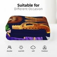 thumbnail image 6 of XMXT Flannel Warm Throw Blanket, Trick or Treat Cartoon Print Bedroom Decor Blankets for Bed Couch Living Room, 50 x 70 inches, 6 of 9