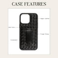 thumbnail image 2 of Walli Cases for iPhone 15 Plus Case Aesthetic Wallet Phone Case Card Holder, Securely Holds up to 2 Cards - Cute, Trendy Phone Cover for Women, fits iPhone 15 Plus, with Kickstand & Finger Strap, 2 of 7
