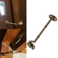 thumbnail image 3 of 2 PCS Brass Cabin Hook Door Lock Bolt Latch Gate Heavy Duty, 3 of 8