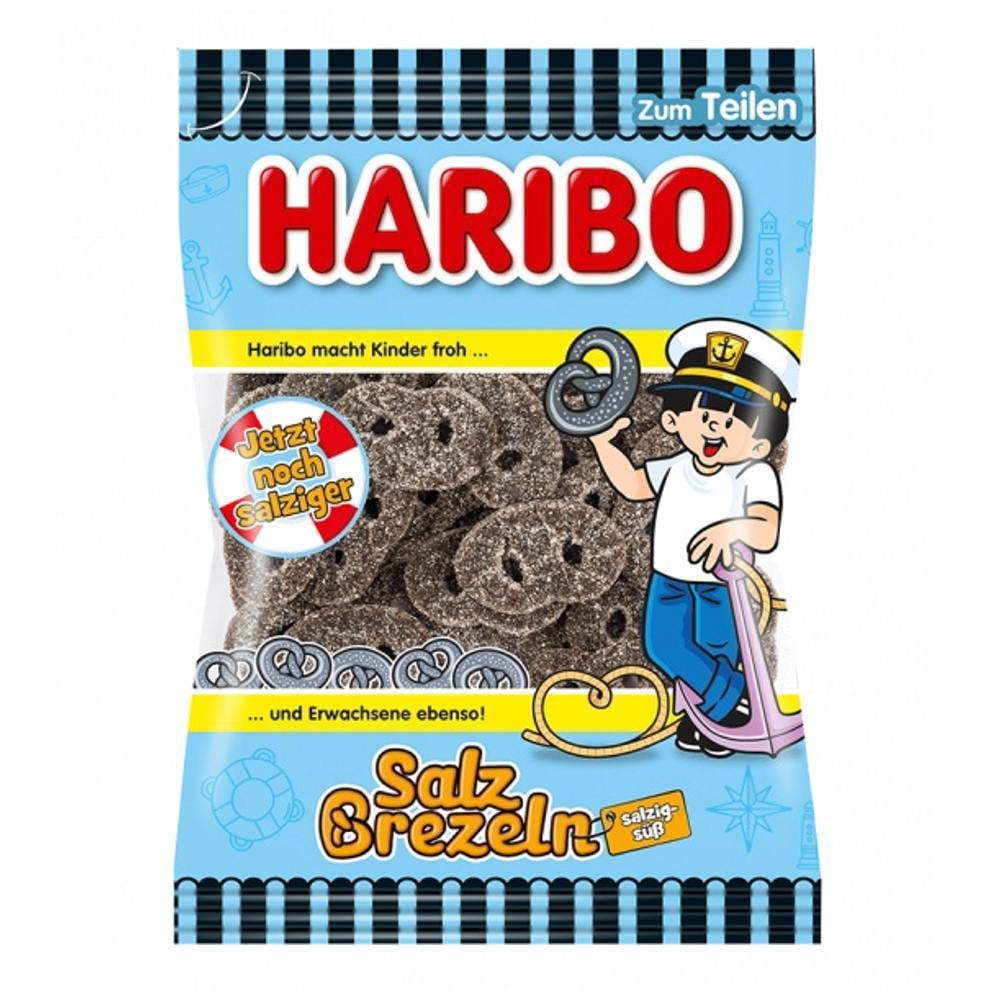Haribo Salty Licorice Pretzels 200 g