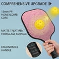 thumbnail image 2 of Pickleball Paddles Set Of 2, Fiberglass Surface, Sweet Candy Print, 4 Balls & Bag, 2 of 5