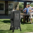 thumbnail image 4 of JXXM Outdoor Vertical Propane Gas Smoker with Cover, 4 Removable Racks, Adjustable Temperature Control, Heavy-Duty BBQ Grill for Backyard Cooking, 4 of 9