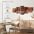 thumbnail image 4 of Elephant Stock Gather Typography Ii Wall Art - Horizontal Multi Panel Canvas - Living Room Wall Decor - Wall Signs Multi Panel - Brown And Black Decor - 29" x 12", 4 of 4