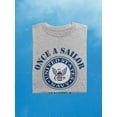 thumbnail image 3 of Once A Sailor Always A Sailor T-Shirt Women -Navy Designs, Female Large, 3 of 4