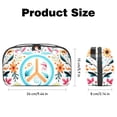 thumbnail image 5 of Peace Travel Case Storage Box Charger Case Organizer Cord Storage Organizer Box - Oxford Fabric Waterproof Electronic Digital Accessories Organizer Case, 5.9x9.44x3.14 in, 5 of 6