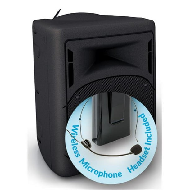 Oklahoma Sound PRA-8000-PRA8-7 Système de PA Sans Fil de 40 Watts avec Microphone Sans Fil