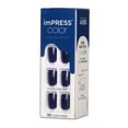 KISS imPRESS Color Presson Manicure, Never Too Navy, Short