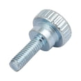 thumbnail image 3 of Unique Bargains M4x12mm Carbon Steel Flat Knurled Head Fully Threaded Thumb Screw Bolt 12pcs, 3 of 4