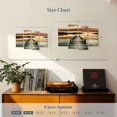 thumbnail image 3 of Elephant Stock Sunset Jetty Wall Art - Horizontal Multi Panel Canvas - Living Room Wall Decor - Nautical Multi Panel - Brown And Beige Decor By Danita Delimont - 24" x 14", 3 of 4