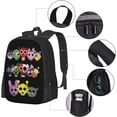 thumbnail image 4 of Sprunki Game Backpack Large Capacity Laptop Backpack Travel Backpacks For Unisex, 4 of 8
