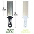 thumbnail image 2 of 5-In-1 Diamond Sharpening Plate Knife Double-Sided 400/1000 Grit Honeycomb Surface Outdoor Kitchen Grinding Tool, 2 of 8