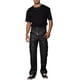 thumbnail image 2 of Pantalones de cuero sintético INSPIRE CHIC para hombres, ajuste slim, estilo hip hop punk 36 Negro, 2 of 6
