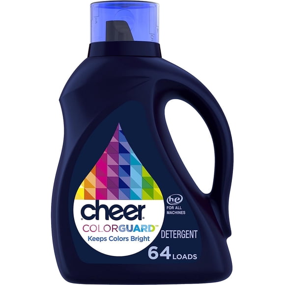 Detergente líquido para ropa CHEER 2,7 L 64 lavados compatible con HE